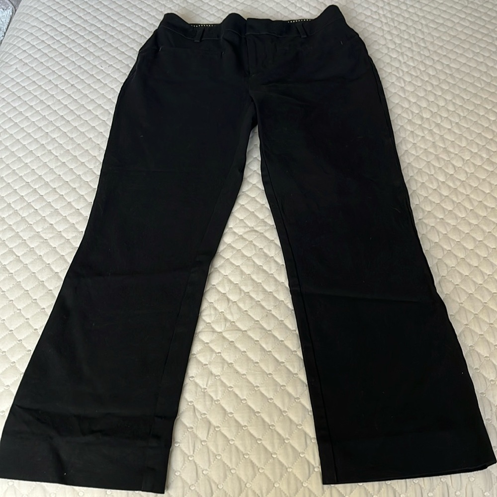 Anthropologie Maeve Black Cigarette Pants